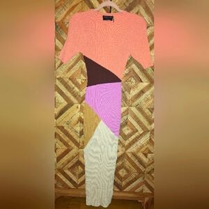 MinkPink Ribbed Knit Dress